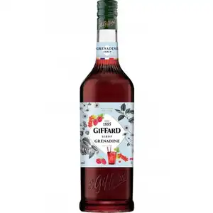 Giffard 1Lt Grenadine Syrup French Cocktail & Beverage Mixer for Premium Cocktails