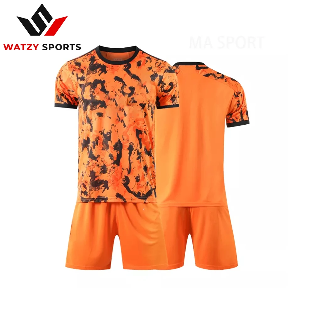 Dye Sublimation Custom Printing Soccer Wears Uniforms Sportswear Set Custom New Design High 1874