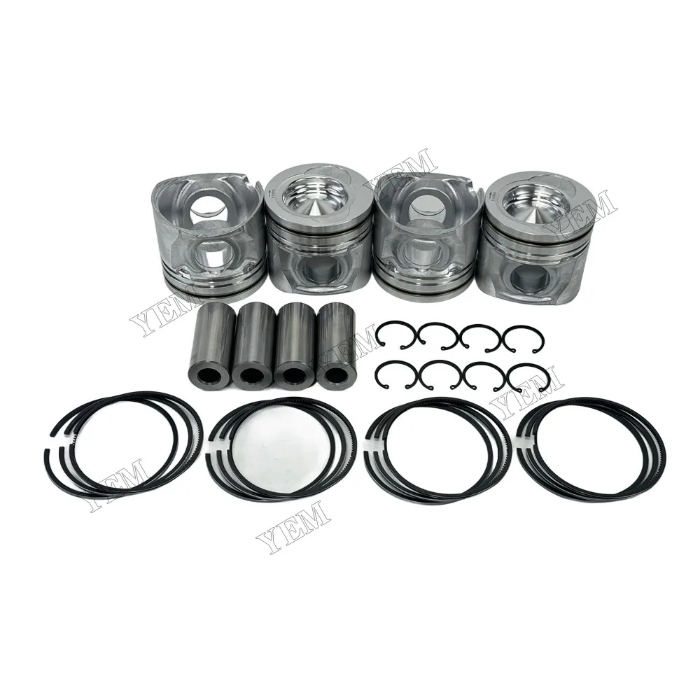 Piston Set With Rings Fit for Yuchai YCD4M20T-98 Engine 3