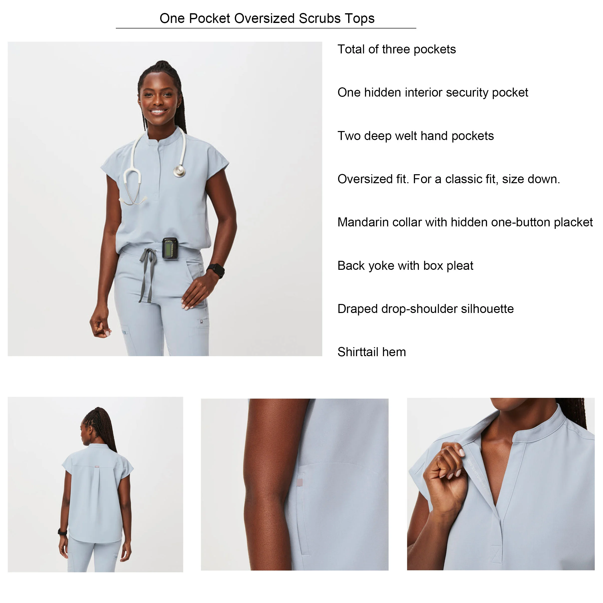 Customize Medical Nursing Jogger Scrubs Nursing Hospital Uniform Woman