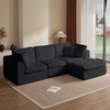 Black + Chenille + 3 Seat