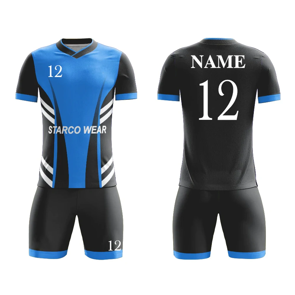 Team Wear 100 Polyester Soccer Uniform With Custom Logo And Team Name Soccer Sets At Wholesale