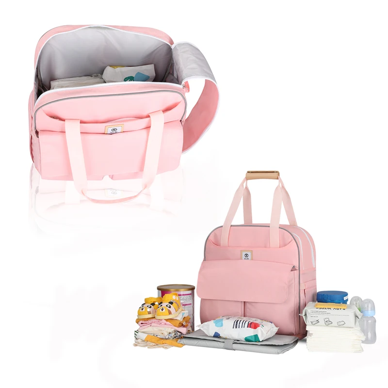 Customized Tote Baby Diaper Bag Waterproof Multi-functional