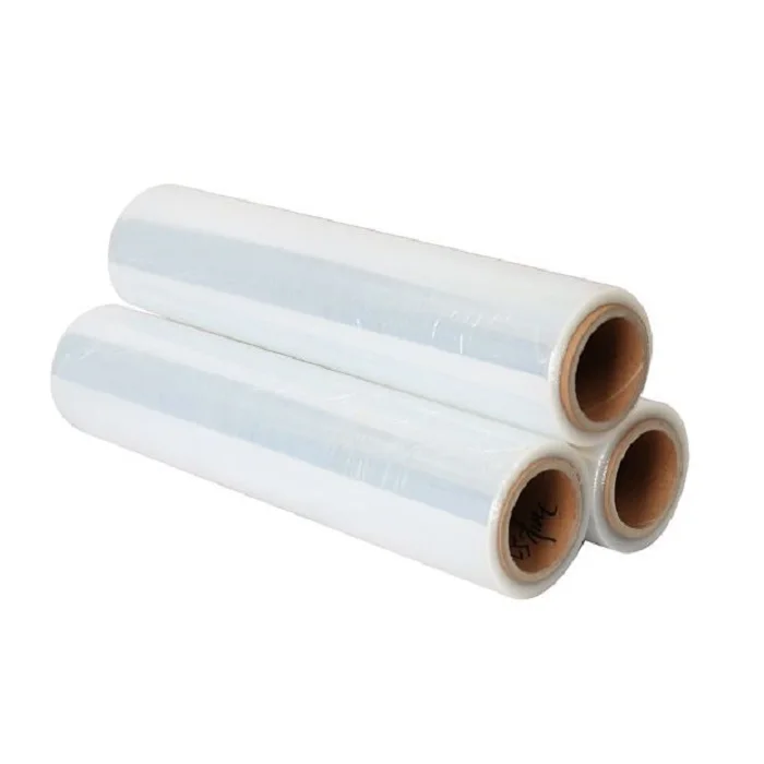 Wrapping Plastic Handle and Machine Use LLDPE Pallet Polyethylene Film Pallet Plats Export Hot Selling Stretch Film Indonesia
