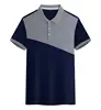 Navy blue with gray