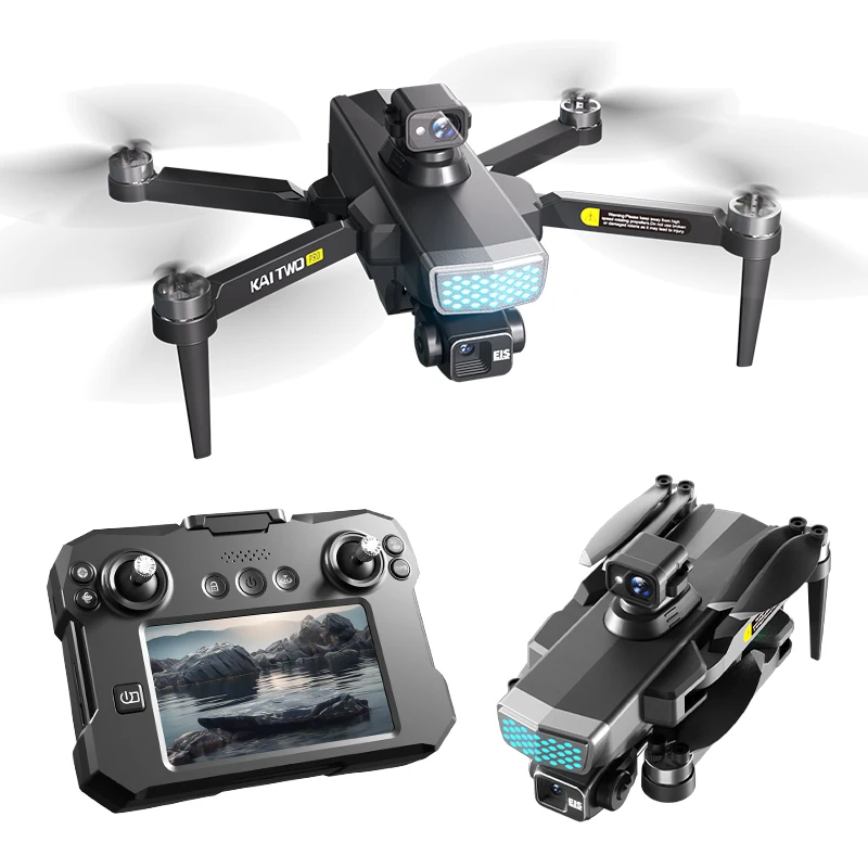 KAI TWO PRO GPS Drone Three Axis 4K Dual Camera Inch Touch Screen  Remote Control Long Range 5G Wifi FPV Auto Return
