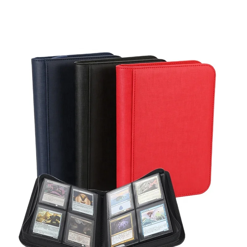 Torson PU Leather Album Folder 16 Slot 9 Pockets 360/480 Trading Card  Binder with 120+ Capacity Waterproof & Eco-Friendly