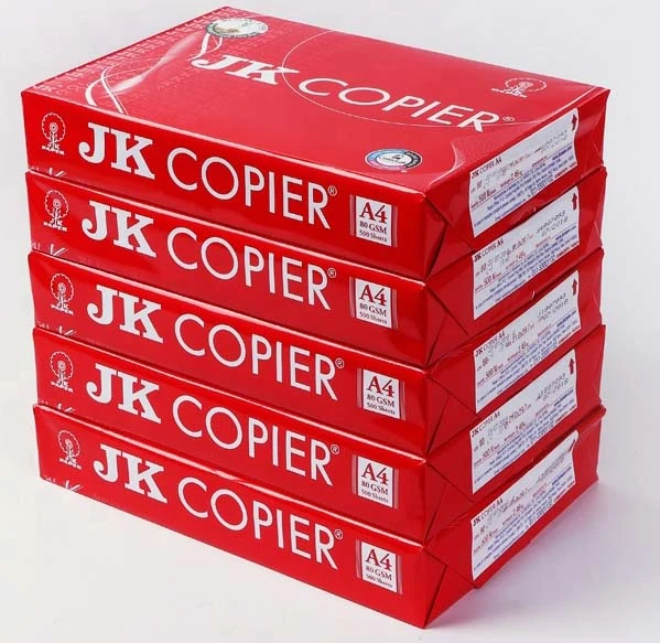 Cheap Price JK Copier Copy Paper / A4 Paper 80 Gsm 70 Gsm Copy Paper / JK A4 Copy Paper 75gsm copier legal size papers