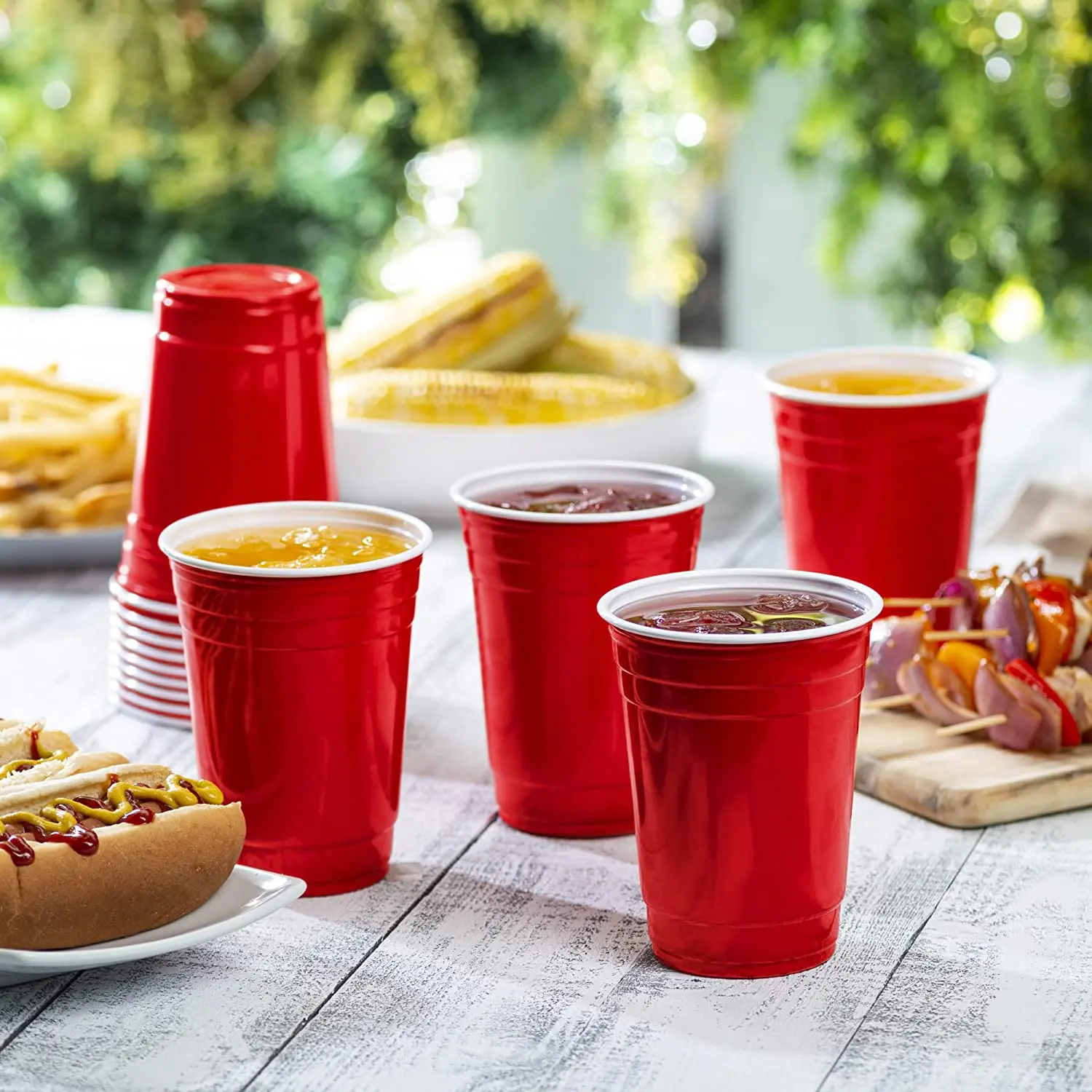 Disposable Plastic Drinking Cups 7 Oz For Everyday Use Plastic Cups
