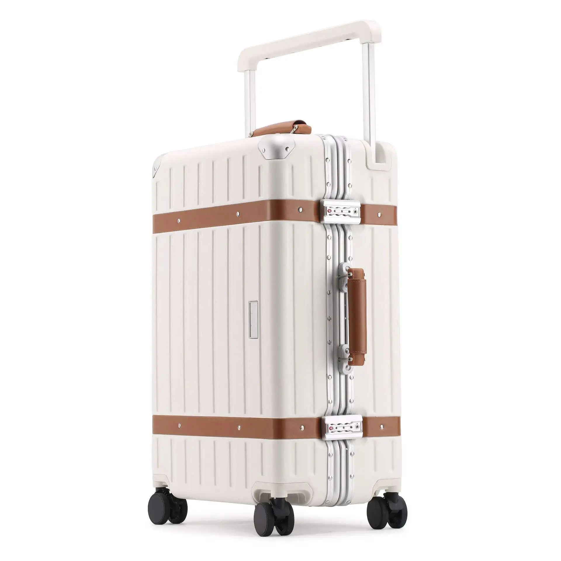 26 Inch TSA Certified Carry-On Suitcase Premium Unisex Robust Spinner Luggage Brake Universal Wheels Wide Trolley case Student