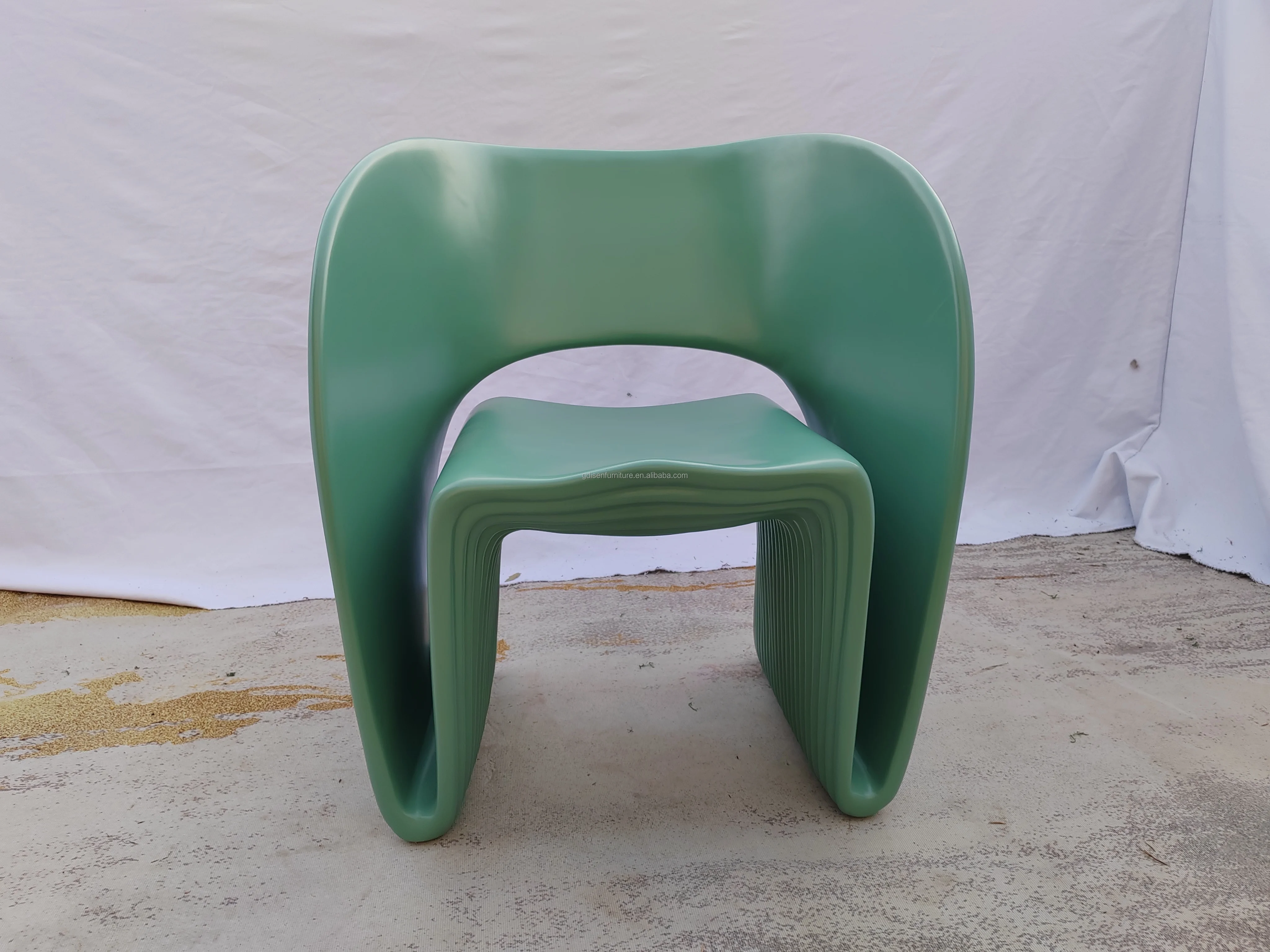 Home Furniture Outdoor Dining Chair Fibreglass Raviolo Chair Uv