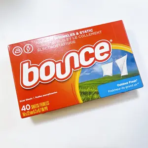 High Quality Bounce Fabric Softener Dryer Sheets Outdoor Fresh at Low Price
