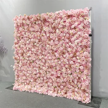 XWH2424WDFW Brilldeco Artificial Customized Flower Wall Home Wall Arrangement For Wedding and Holiday