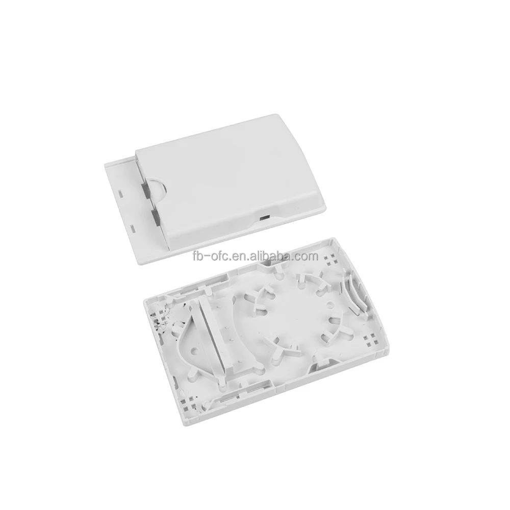 Indoor Wall Mount 2 Core Small Fiber Optic Access Termination Box Atb Mini Desktop Terminal Box