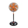 black/orange