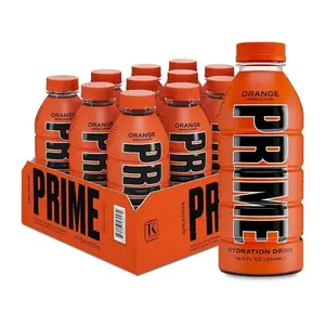 Original Prime Carbonate-Packed Sugar-Free Energy Drink Dietary Fibre Infused Packaged in Bottle
