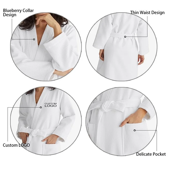 Custom Spa Bath Robe Popular 100 Cotton Terry Robe For Home And Hotel