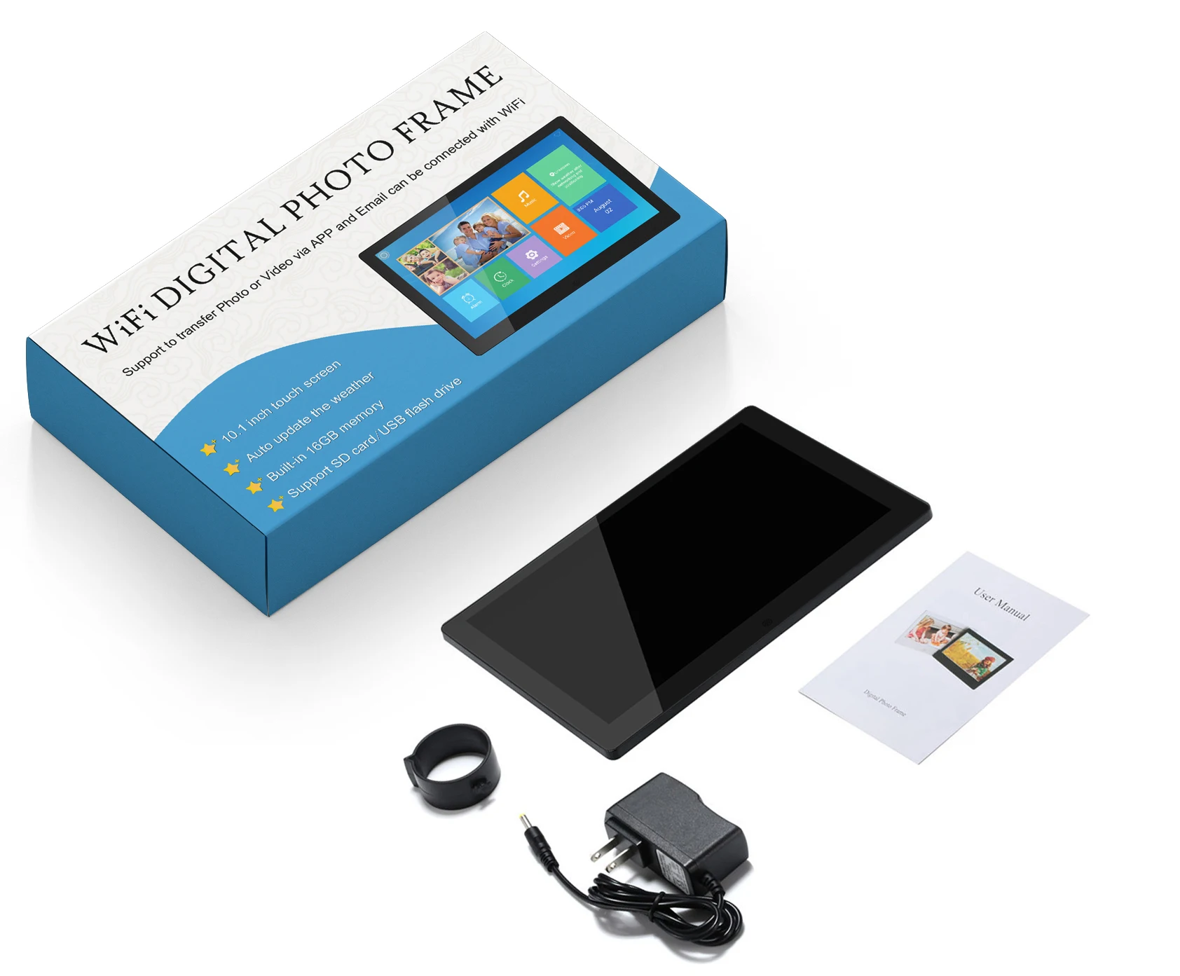 Cheapest Hd Wifi Digital Photo Frame Touch Screen Digital Picture Frame