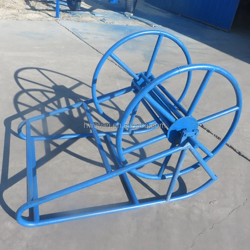 Mechanical Wire Rope Reel Stand Cable Drum Pay-off for Rope