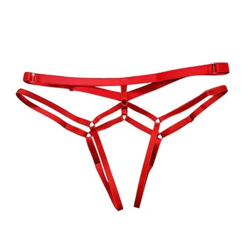 Lingerie for Fat Women with G Strings Panties Lace up Thongs Ladies Strappy Sandals Thong Adults Knitted Sex Women Hot Panties