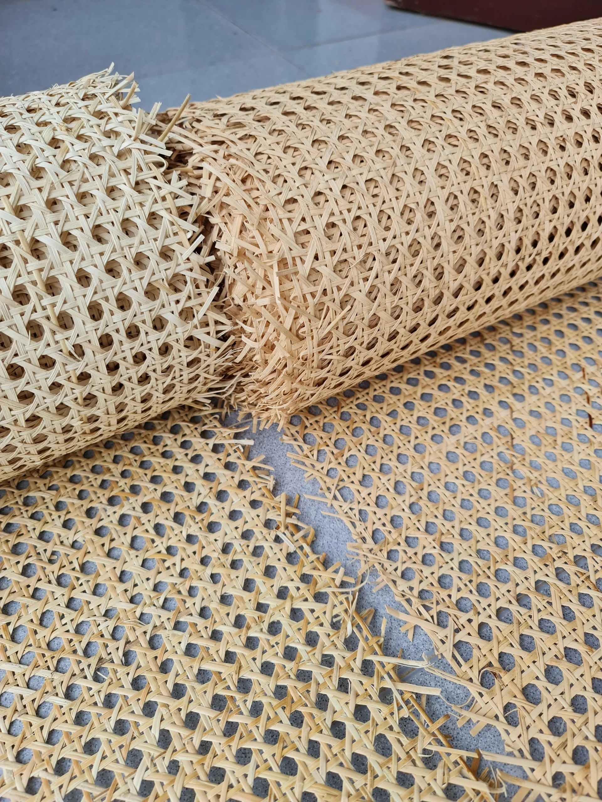 Pe Rattan Webbing White Color/ Rattan Cane/ Rattan Roll For Making ...