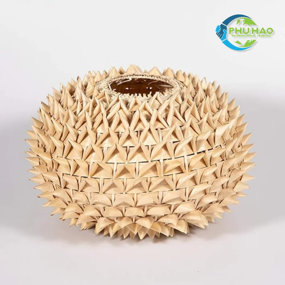 Experienced Eclectic Style with Vietnamese Crafts: RATTAN BAMBOO LANTERN CHANDELIERS for Your Home Restaurant Resort Garden