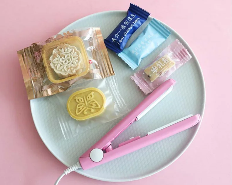 Household Portable Mini Sealing Machine Snack Mini Heat Seal Clip Machine