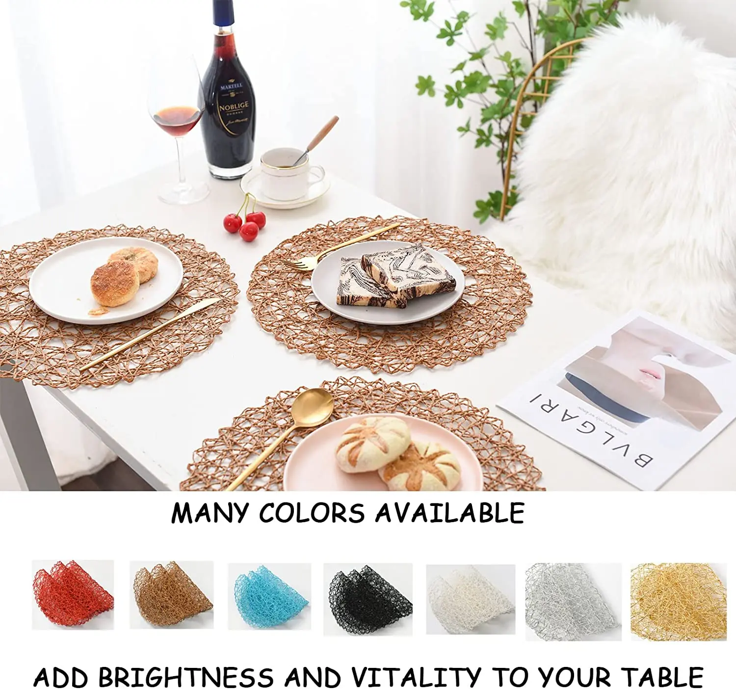 Hot Trend Handcrafted Sustainable Rustic Seagrass Charger Plates