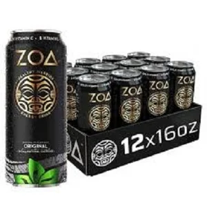 Best Price Online for Original ZOA Sugar-Free Energy Drinks All Flavors in Primary Dietary Fibre Carbonate Bottle Packaging