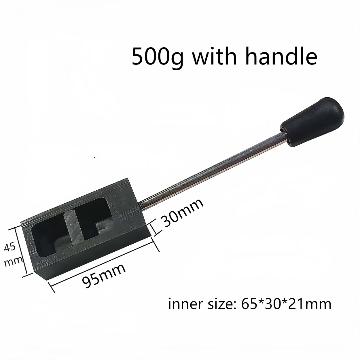 Stampo Per Lingotti In Grafite 1000g/500g - Per Fusione Oro, Argento E Metalli Non Ferrosi - Foto 7