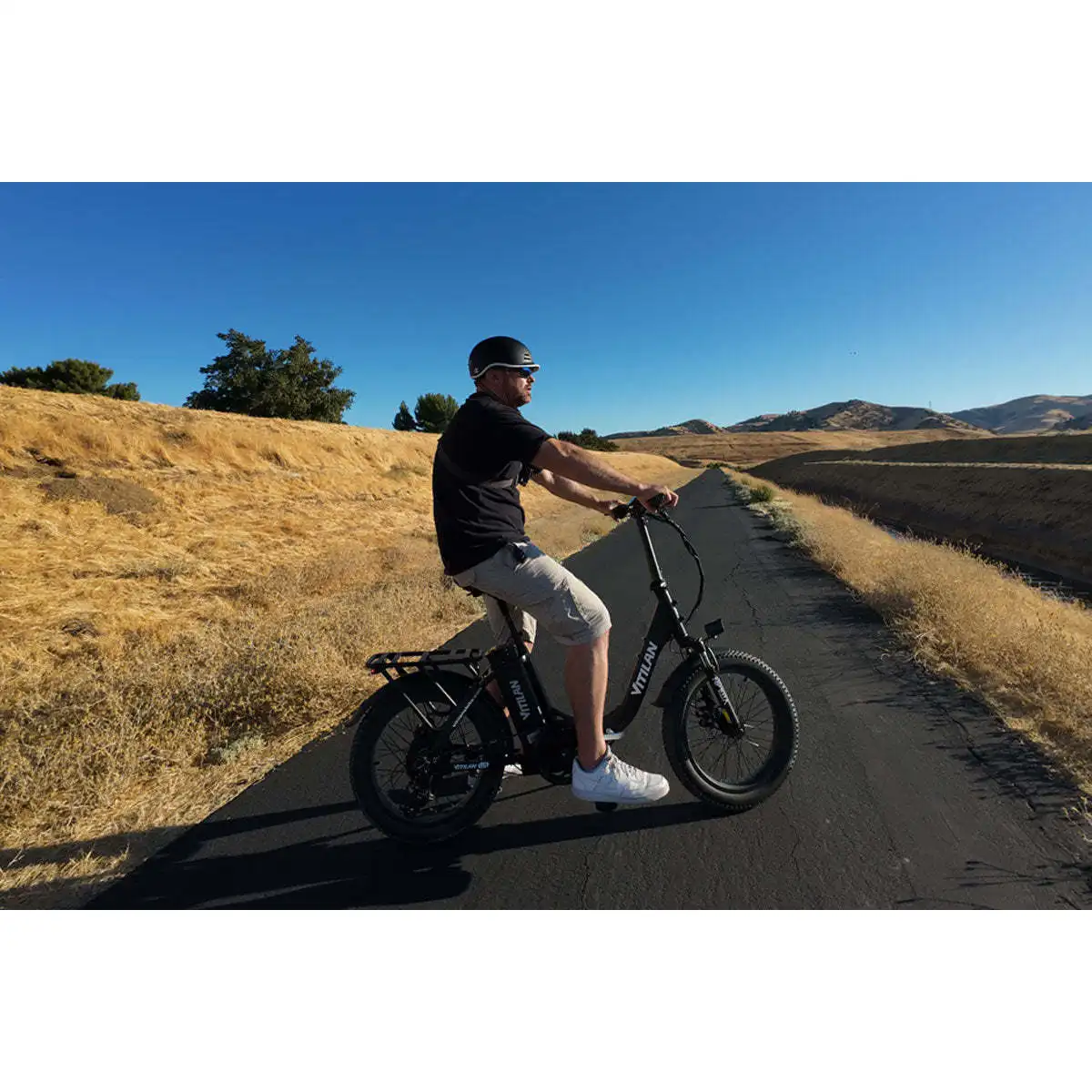 U3 Premium Electric Folding Bike with Full Suspension and Foldable Fat Tire Providing Comfort and Stability