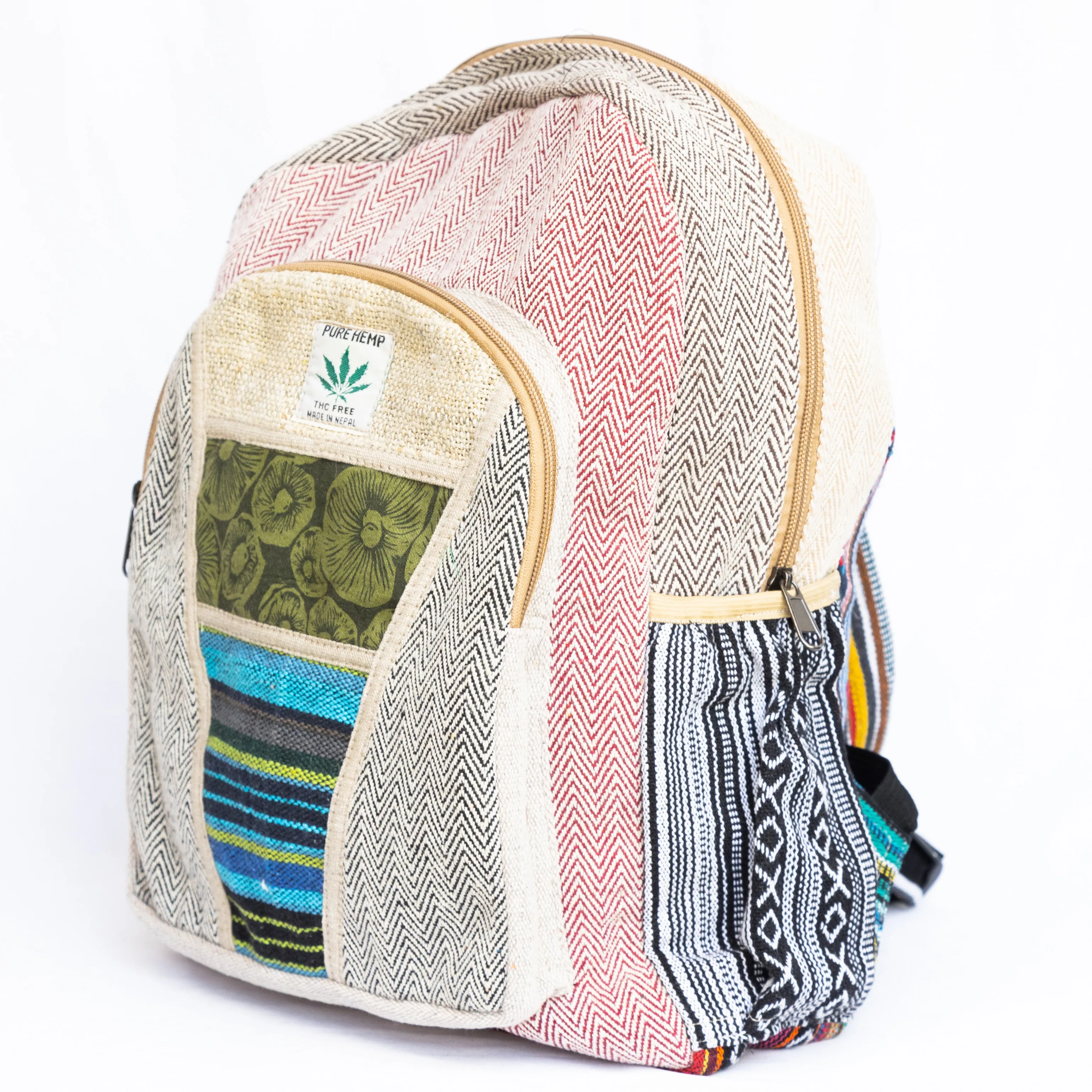 Himalayan Handmade Hemp Backpack - Eco-Friendly & Stylish