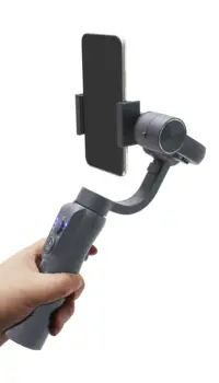 High Quality S5B Camera Gimbal Stabilizer Taking Photo Video Phone Stabilizer with Power Bank Function Tripod detail image