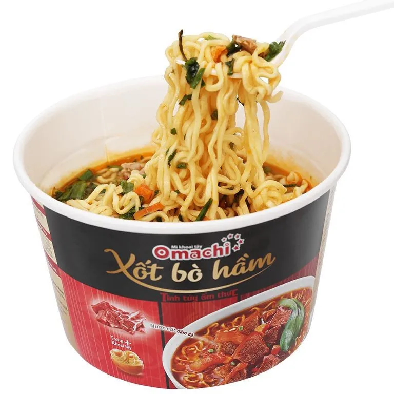 Картофельная лапша Omachi с тушкой