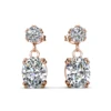 18k Rose Gold Plated Earrings For Women DE0710-001