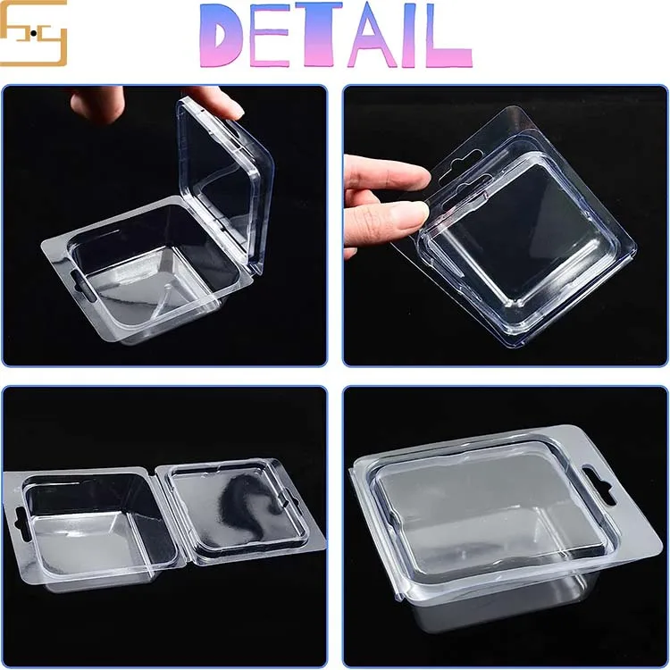 Wholesale Transparent Folding Pvc Clamshells Blister Packaging Earphone