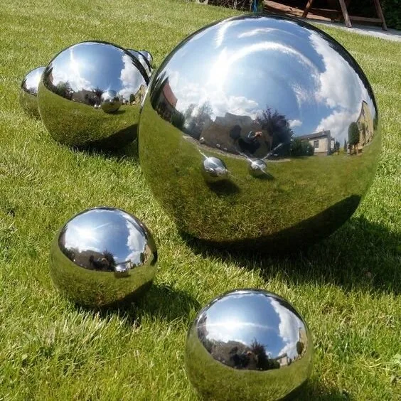 Gemmy Oem Colorful And Shiny Large Stainless Steel Garden Ball Gazing