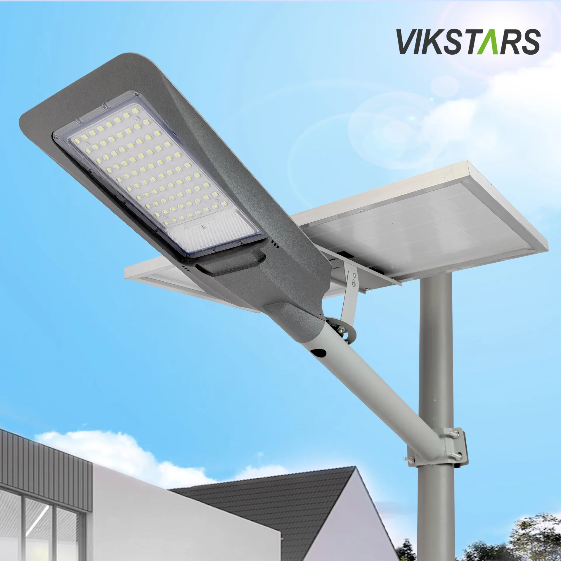 300w 500w 600w 1000w 1600w Solar Street Light High Lumen 170lm/W For Road / Street Led Solar Lights