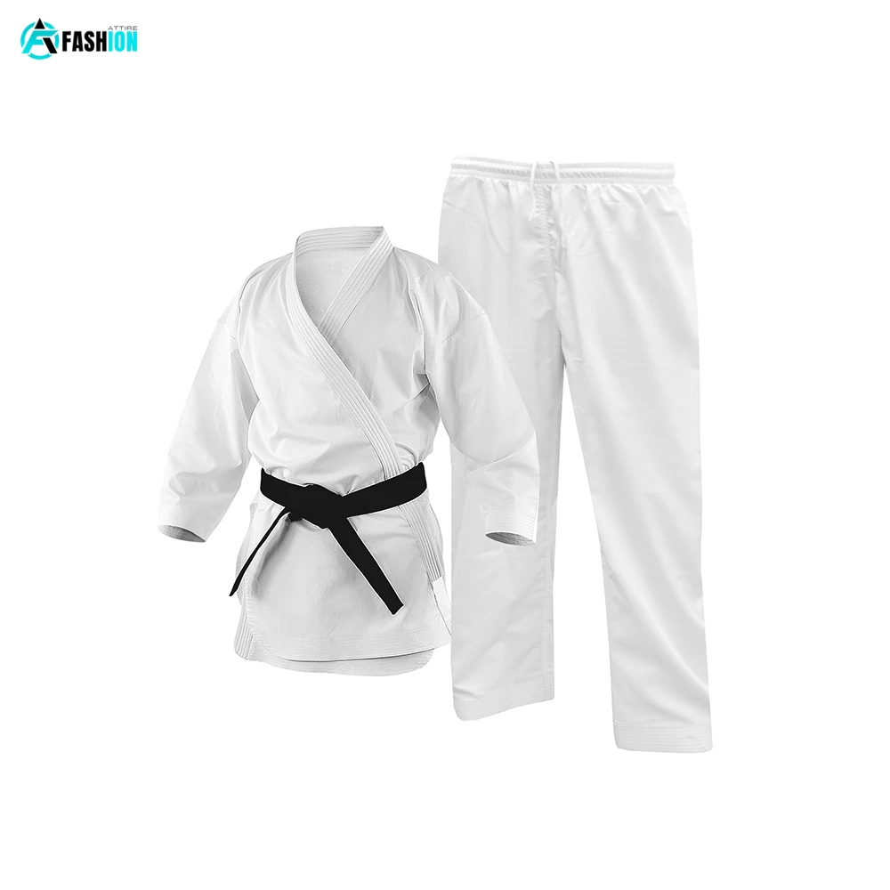 High Quality Custom Logo Karate Uniform Navy Blue Professional Kimono 100 Cotton Karate