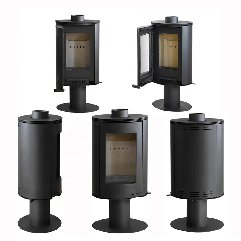 Modern Indoor Wood Burning Stove Fireplace Furnace Small Log Burner