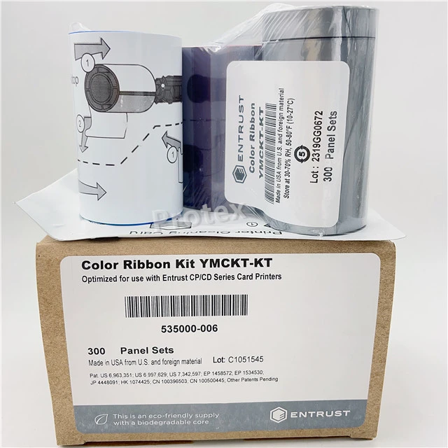 Datacard Cd800 Cp60 Card Printer Ribbon Datacard 535000006 Ymcktkt