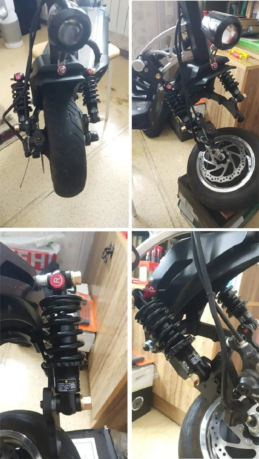 Amortisseur Arrière Réglable Pour Exa Form 291 R KS 125,150,165,190mm – Confort Et Précision
