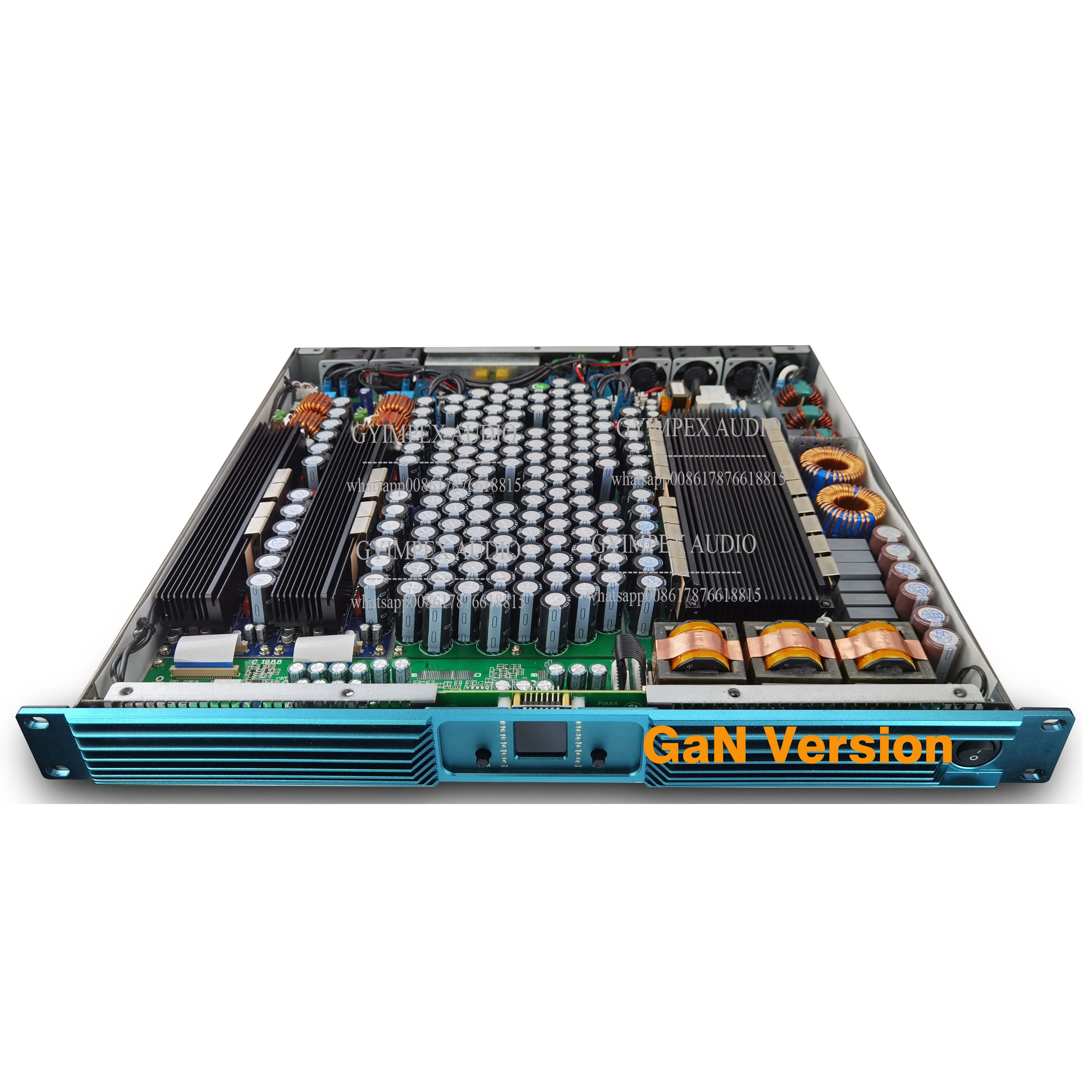 Gan Power Amplifier - 2 Channels for Live Shows & Pro Audio