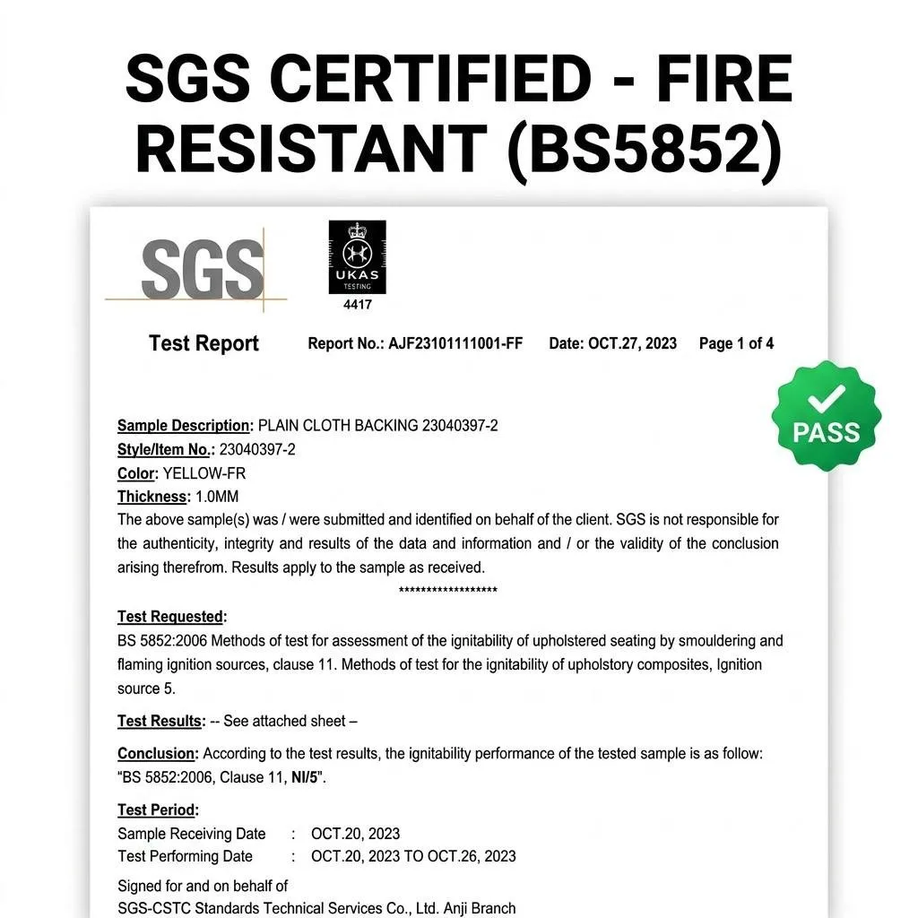 Flame Retardancy Testing Report