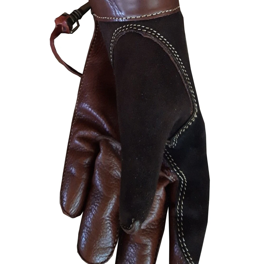 Top Trending Product Customize Bird-Handling Falconry Gloves Long Cuff Inner Fleece Leather Falconry Gloves