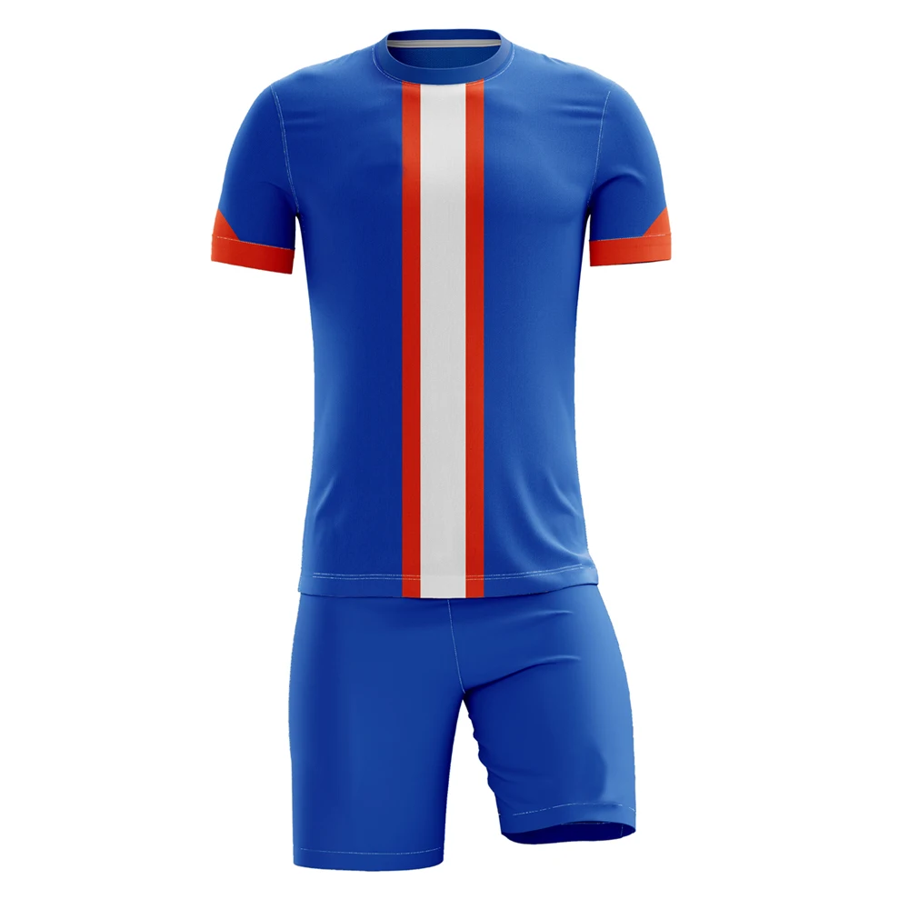 Custom Printed Club Sports Uniform Set Sublimation Team Football Kits