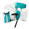White + Teal