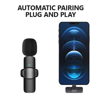 Outdoor Wireless Recording Lavalier Microphone for Interview detail image