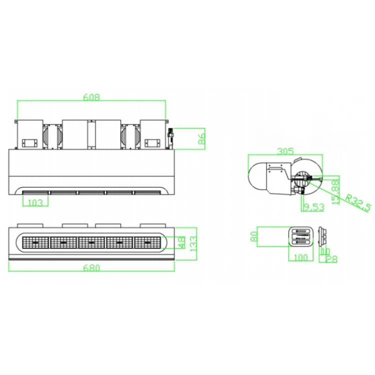 Air Conditioner, BEU-228-100, 12V - detail 24