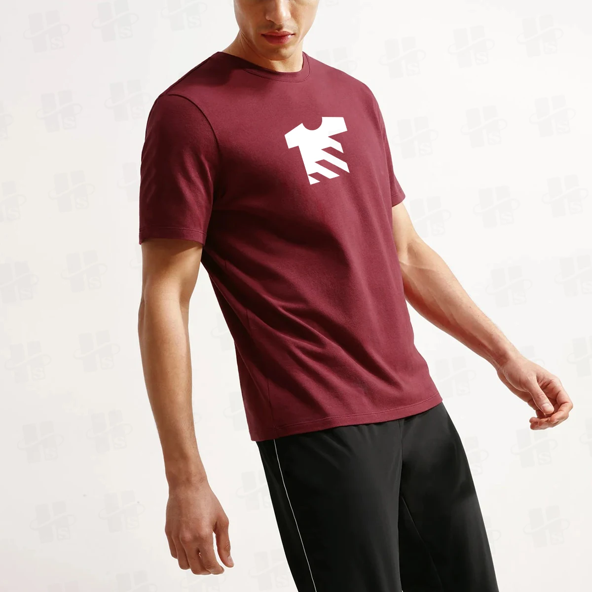 Mens Heavyweight T Shirt 240gsm Pure Cotton Oversized Loose Fit Short Sleeve Crew Neck Printed Tee